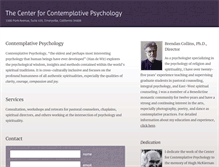Tablet Screenshot of contemplativepsychology.net